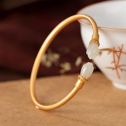 Handgemaakte vintage Gouden Armband