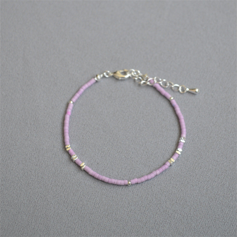 Handgemaakte vintage Zilveren Armband