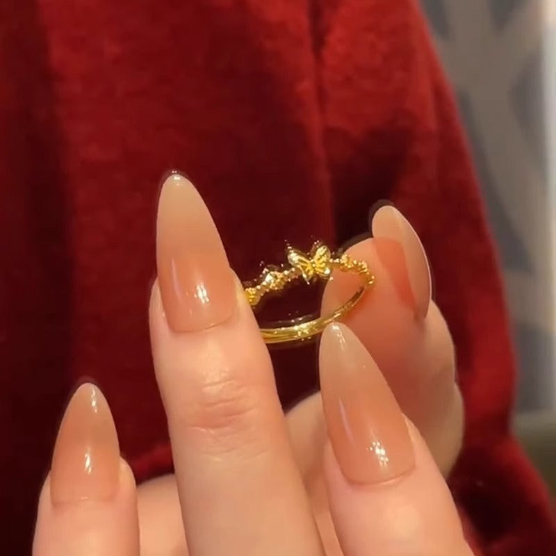 Charmante Gouden Ring voor elke gelegenheid