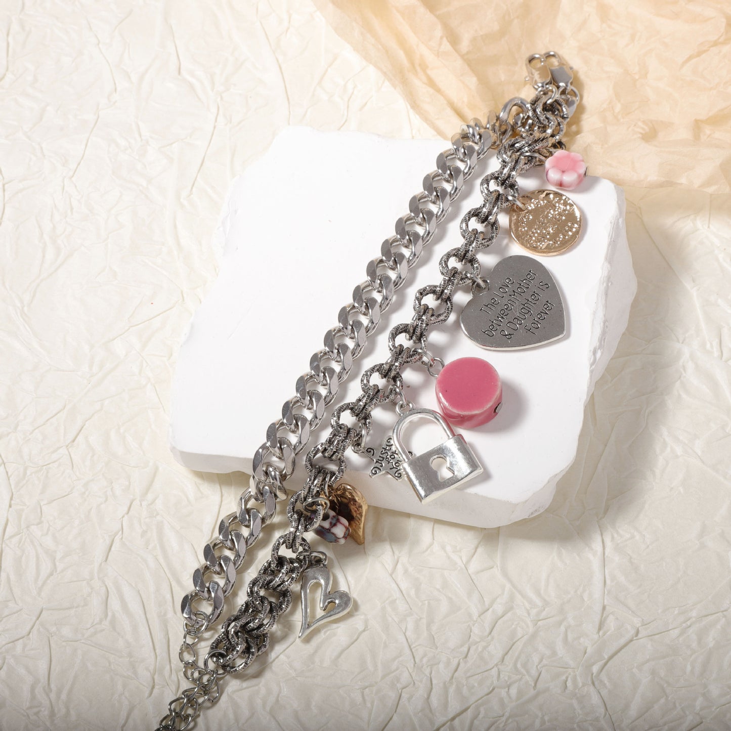 Elegante Zilveren Armband voor elke gelegenheid