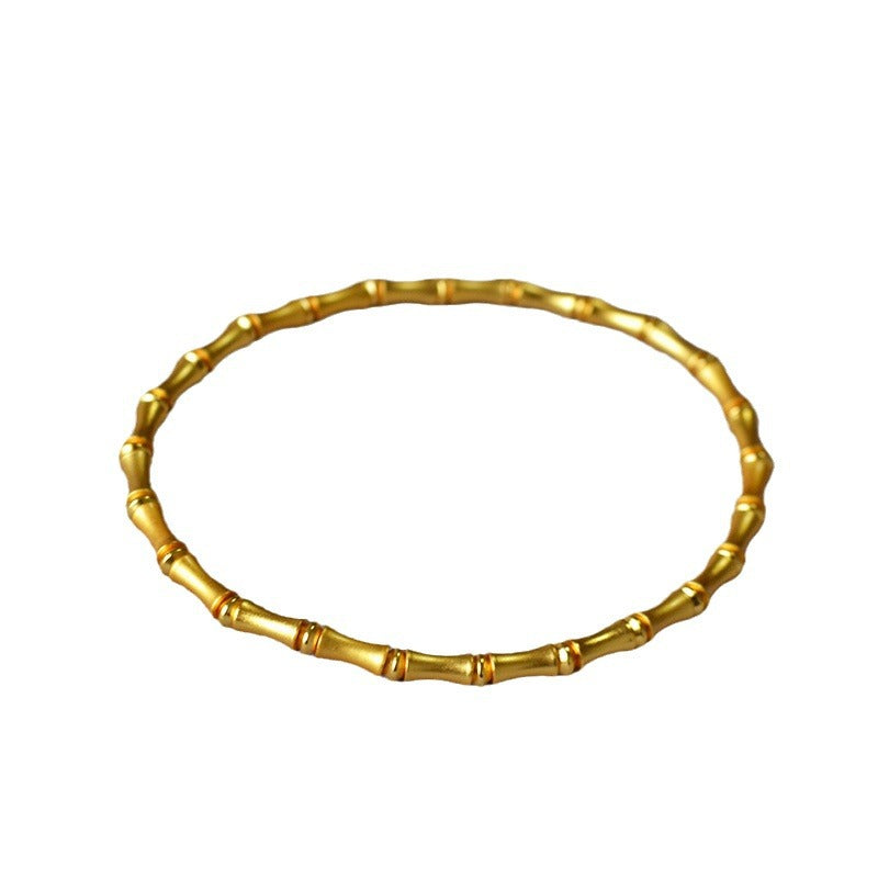 Handgemaakte vintage Gouden Armband
