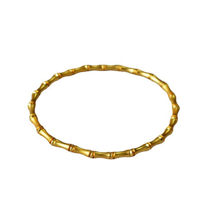 Handgemaakte vintage Gouden Armband