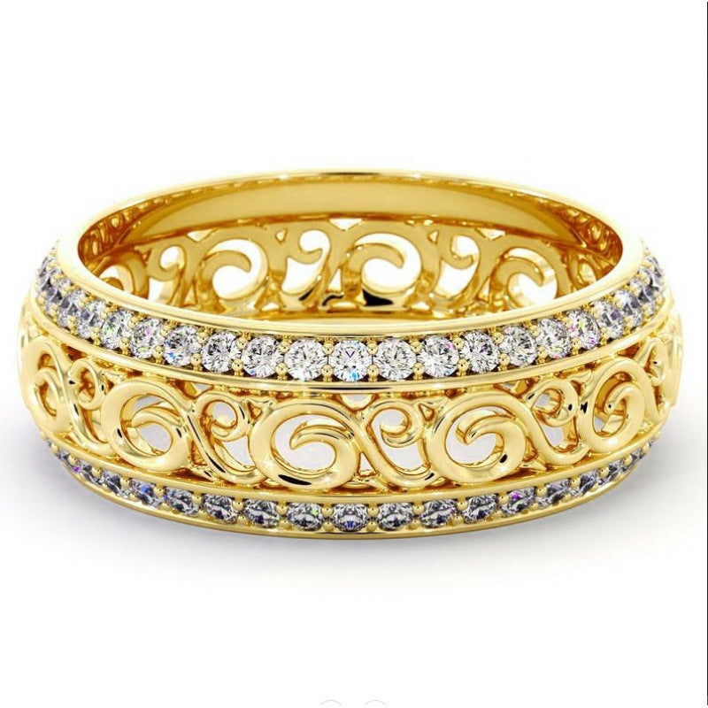 Handgemaakte vintage Gouden Armband