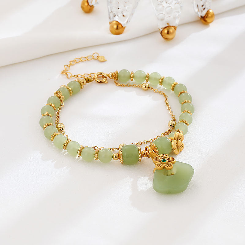 Handgemaakte vintage Zilveren Armband