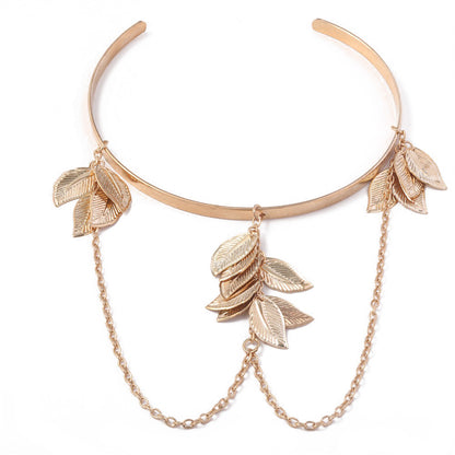 Handgemaakte vintage Gouden Armband