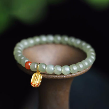 Handgemaakte vintage Parel Armband