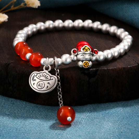 Handgemaakte vintage Parel Armband