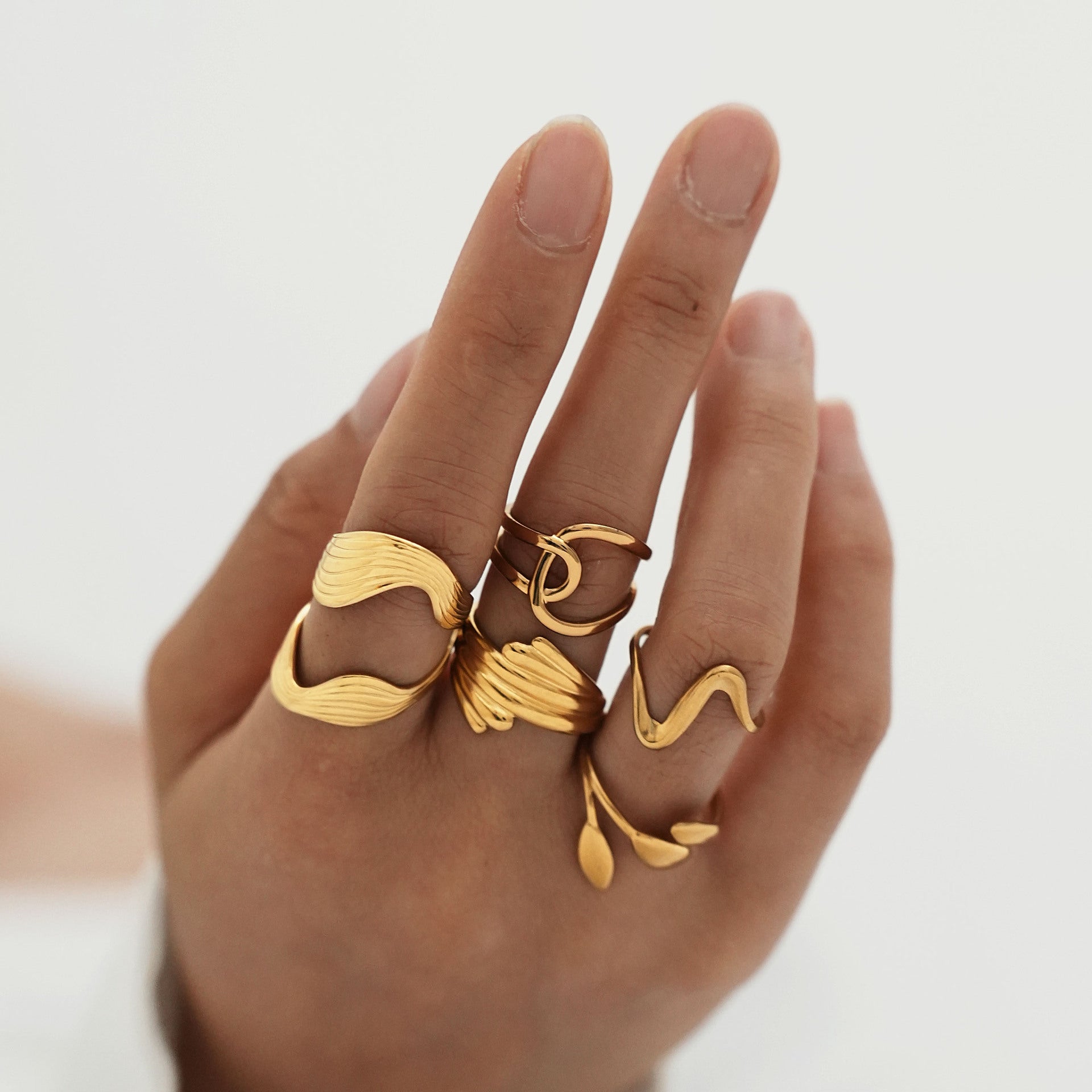 Charmante Gouden Ring voor elke gelegenheid