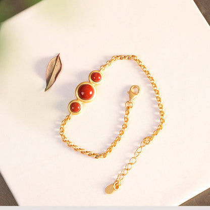 Handgemaakte vintage Zilveren Armband