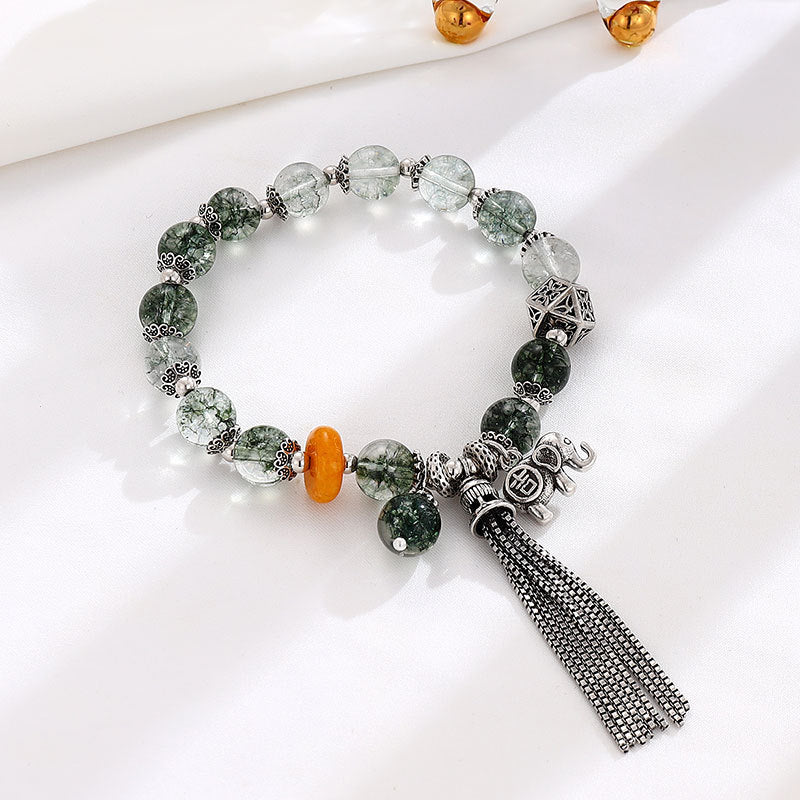 Handgemaakte vintage Zilveren Armband