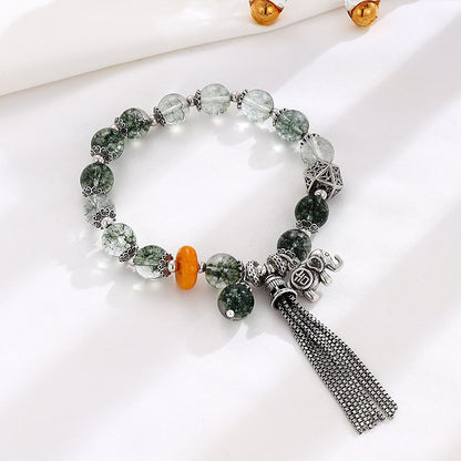 Handgemaakte vintage Zilveren Armband