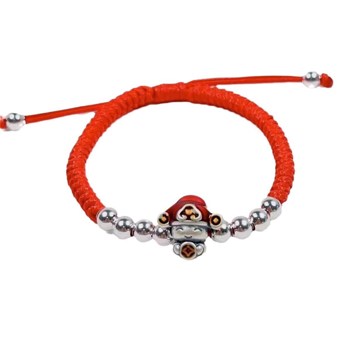 Handgemaakte vintage Zilveren Armband