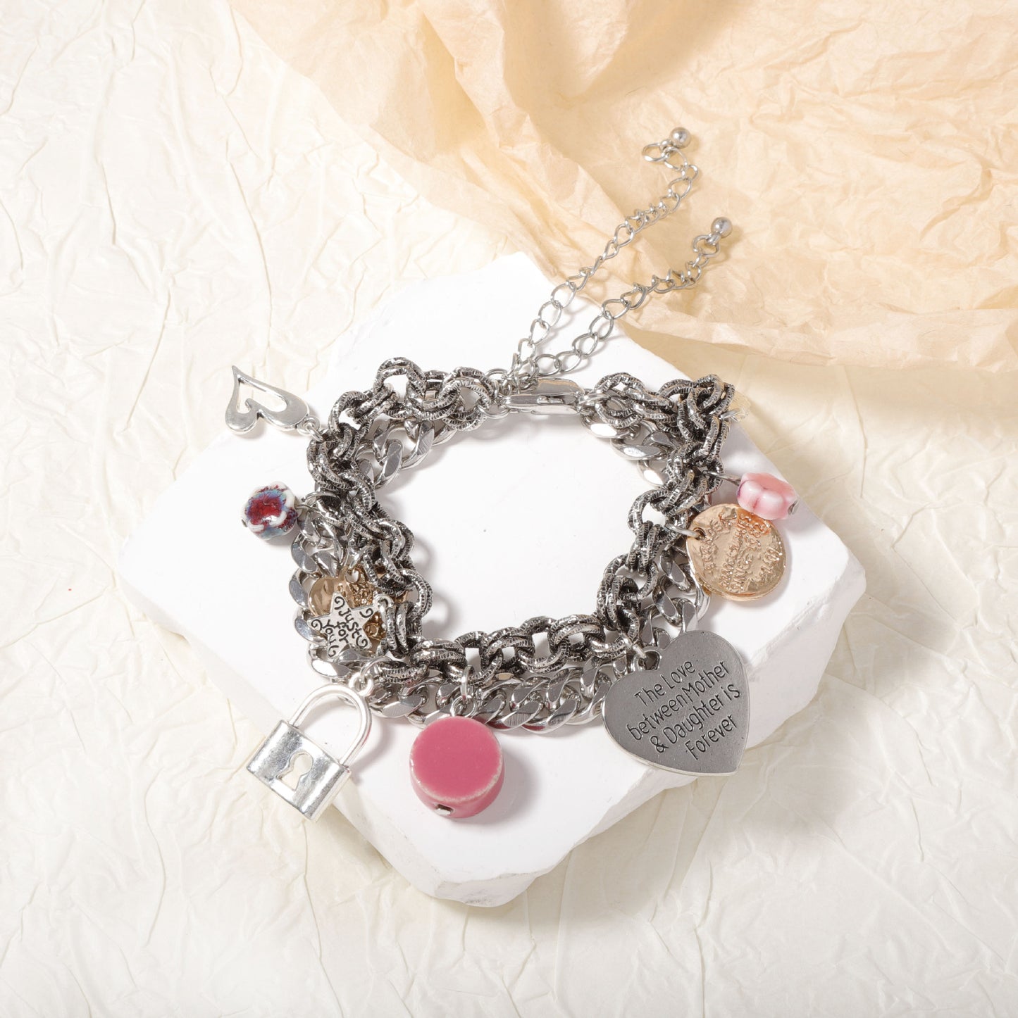 Elegante Zilveren Armband voor elke gelegenheid