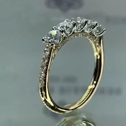 Handgemaakte vintage Gouden Armband