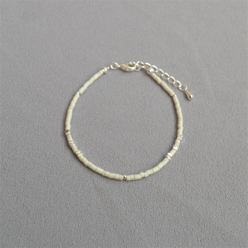 Handgemaakte vintage Zilveren Armband