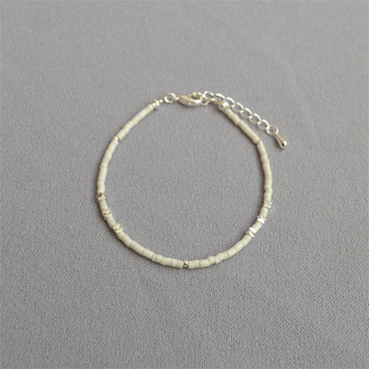 Handgemaakte vintage Zilveren Armband