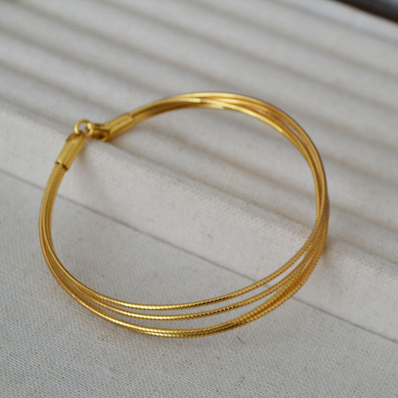 Schitterende Gouden Armband voor dagelijks gebruik