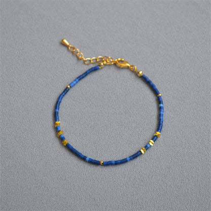 Handgemaakte vintage Zilveren Armband