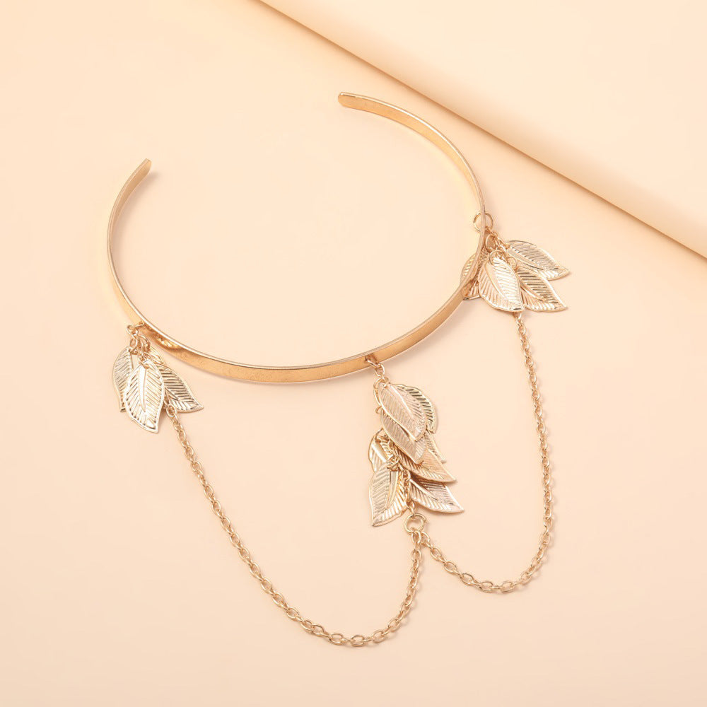 Handgemaakte vintage Gouden Armband