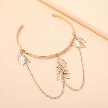 Handgemaakte vintage Gouden Armband