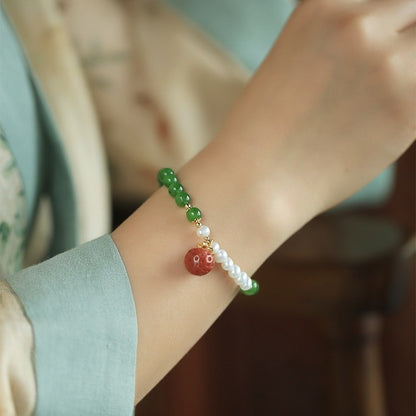 Prachtige Parel Armband met unieke stijl