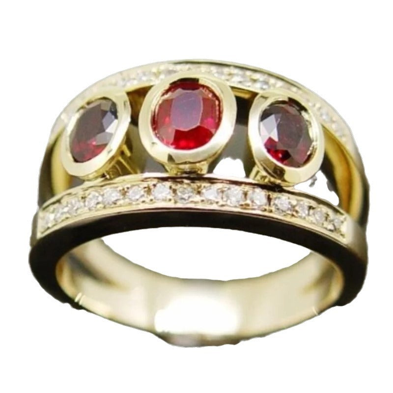 Charmante Gouden Ring voor elke gelegenheid