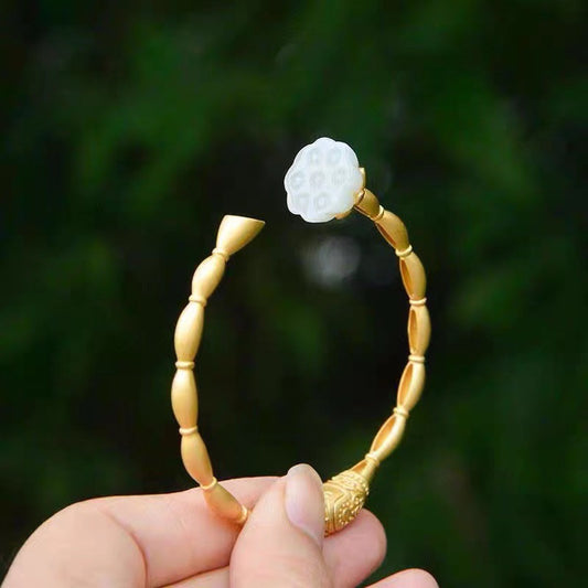 Delicaat ambachtelijke Gouden Armband