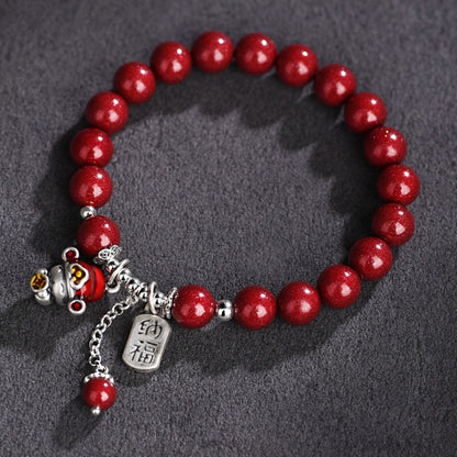 Handgemaakte vintage Zilveren Armband