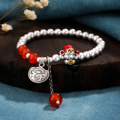 Handgemaakte vintage Parel Armband