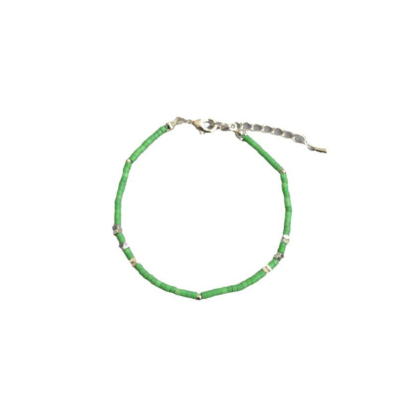 Handgemaakte vintage Zilveren Armband