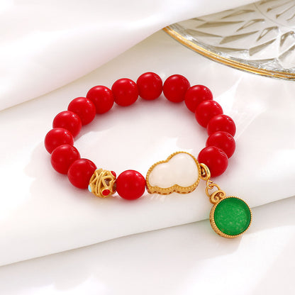 Handgemaakte vintage Zilveren Armband