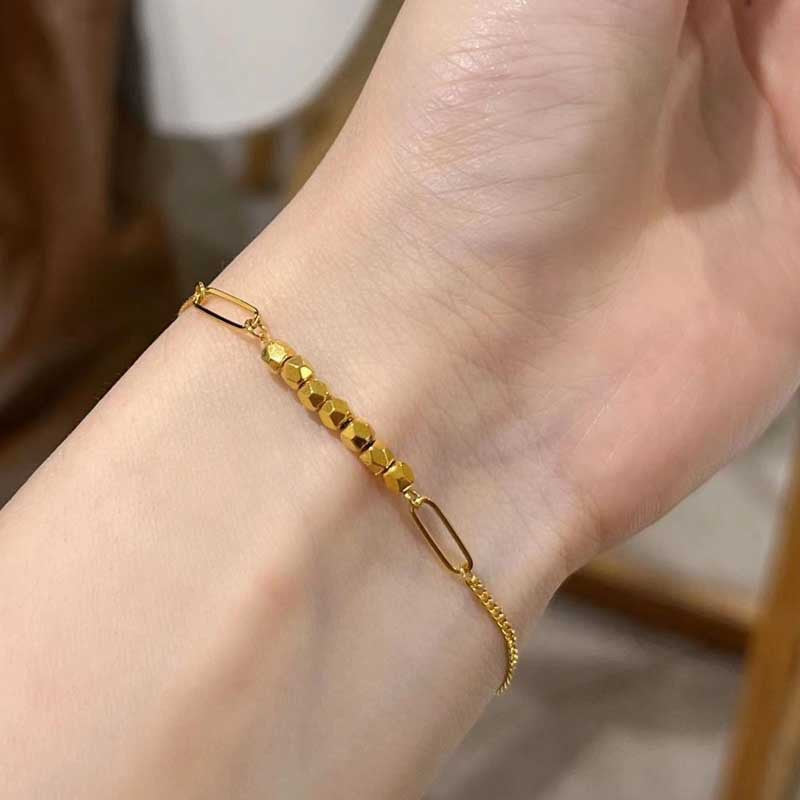 Prachtige Gouden Armband met unieke stijl