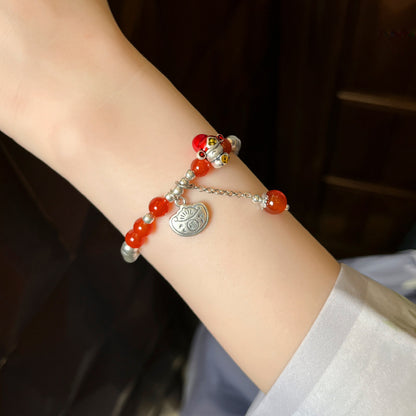 Handgemaakte vintage Parel Armband