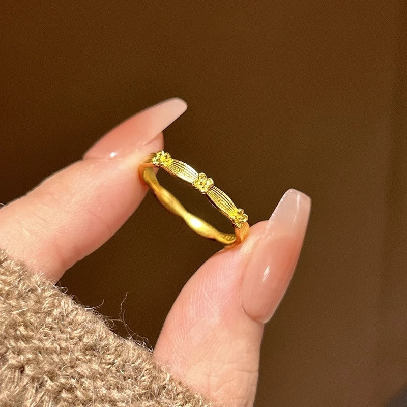 Charmante Gouden Ring voor elke gelegenheid