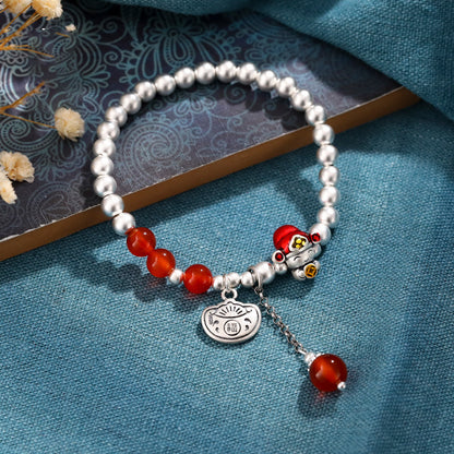 Handgemaakte vintage Parel Armband