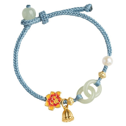 Handgemaakte vintage Parel Armband