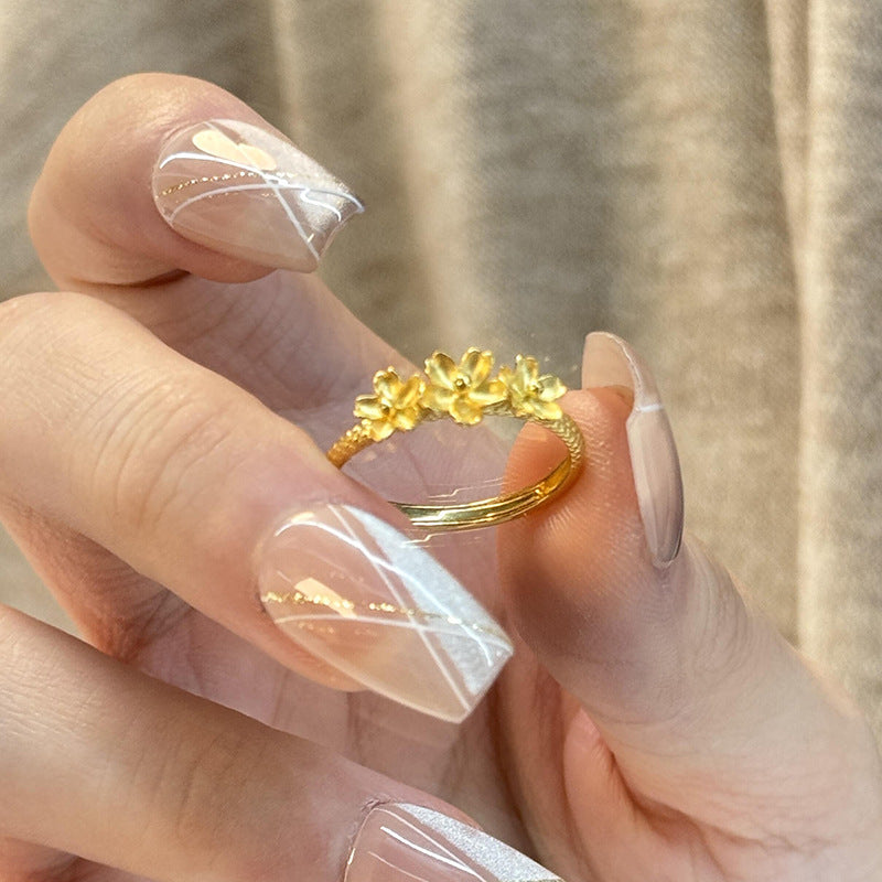 Charmante Gouden Ring voor elke gelegenheid