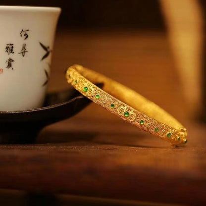 Delicaat ambachtelijke Gouden Armband