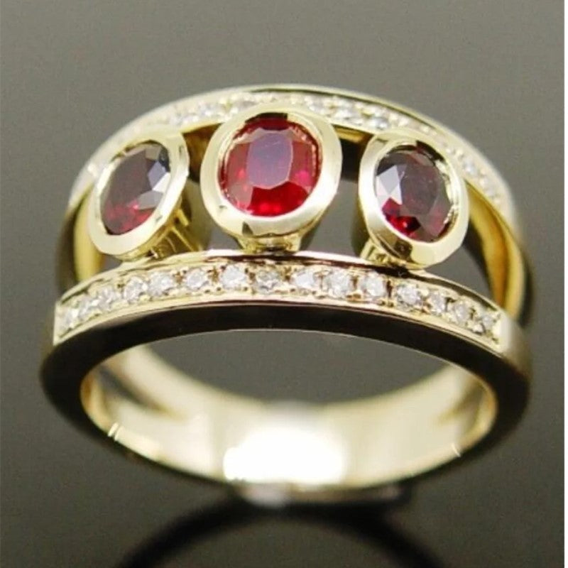 Charmante Gouden Ring voor elke gelegenheid