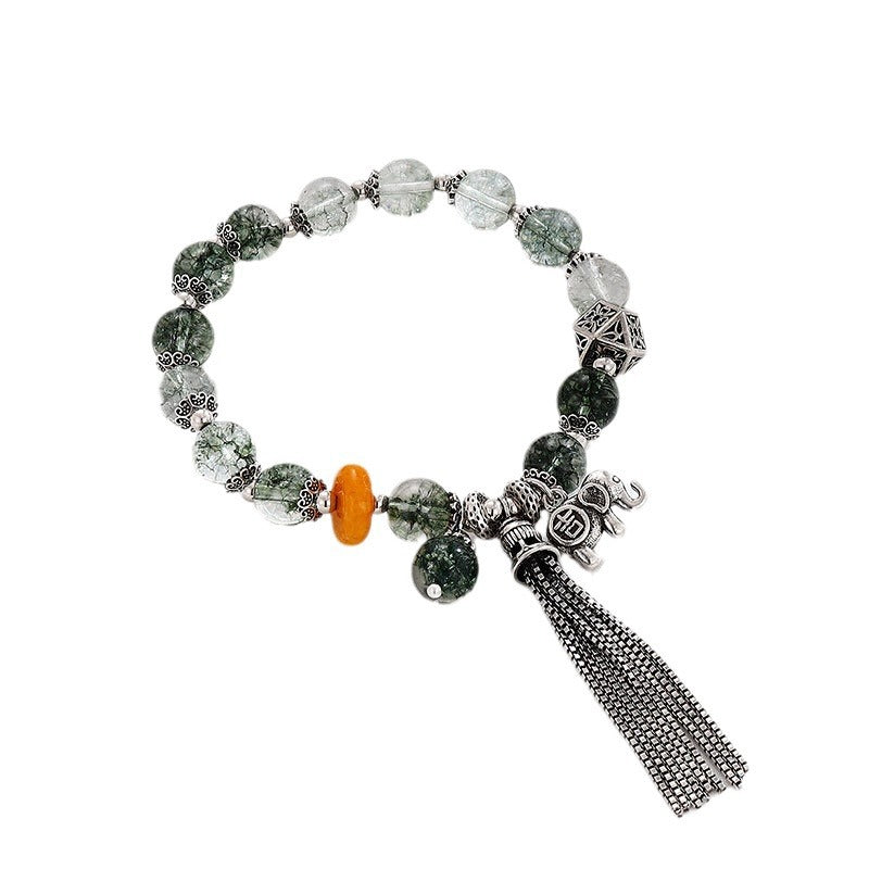 Handgemaakte vintage Zilveren Armband