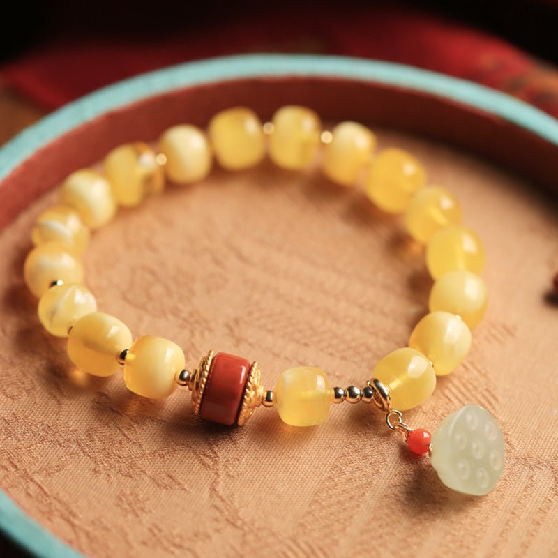 Handgemaakte vintage Zilveren Armband