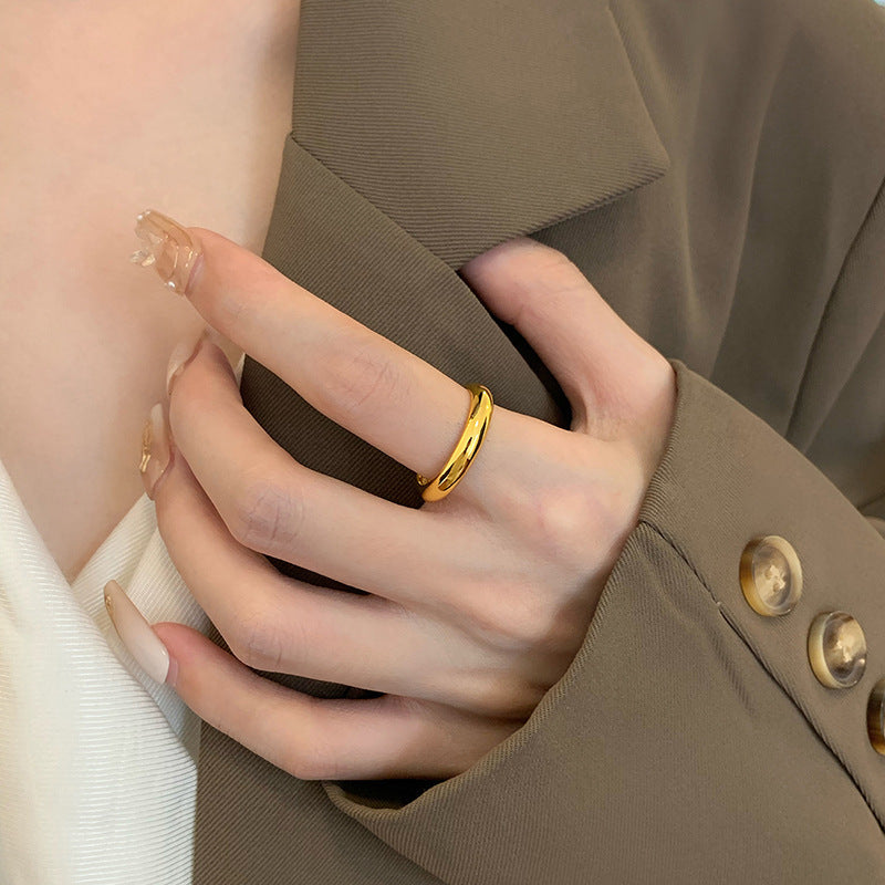 Charmante Gouden Ring voor elke gelegenheid