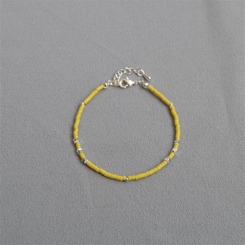 Handgemaakte vintage Zilveren Armband