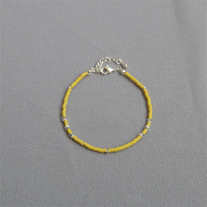 Handgemaakte vintage Zilveren Armband