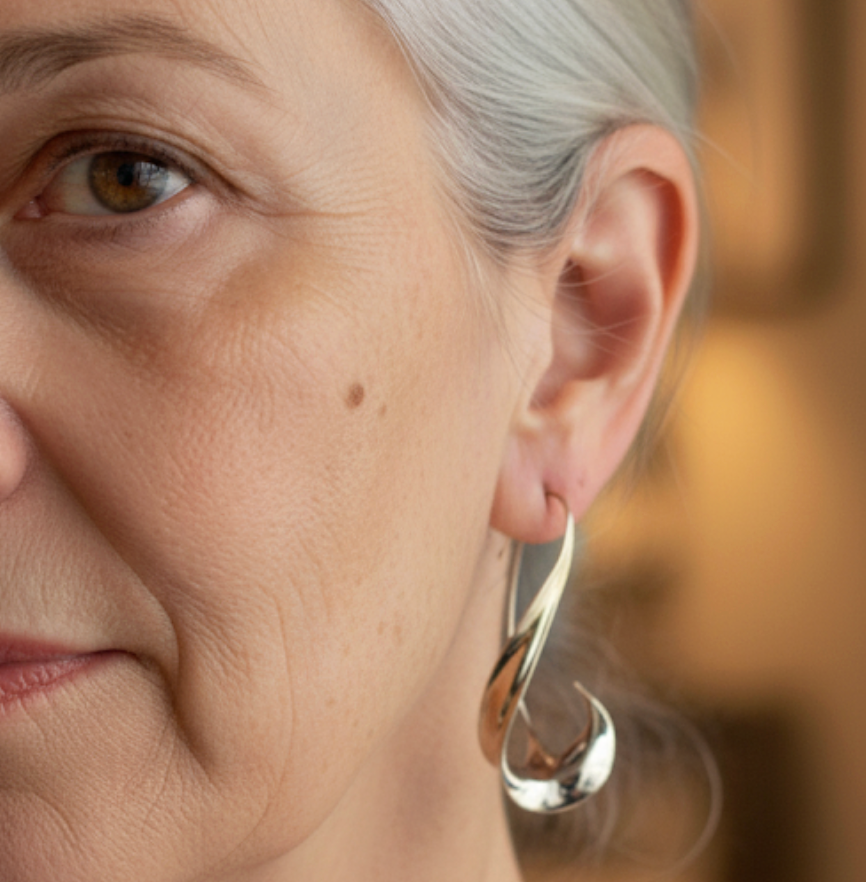 Delicaat ambachtelijke Gouden Oorbel