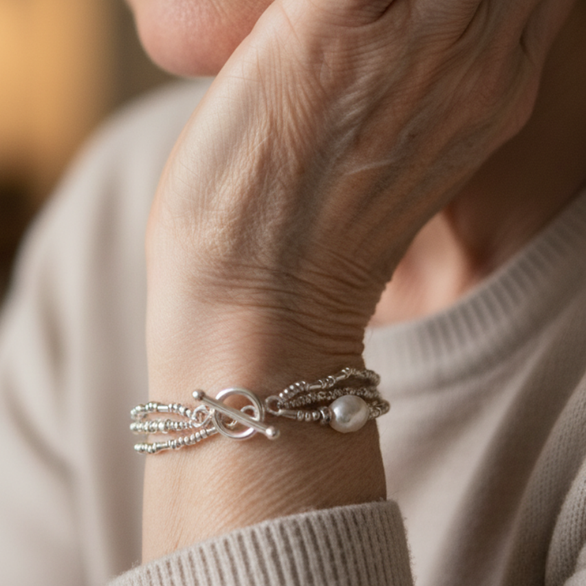 Delicaat ambachtelijke Parel Armband