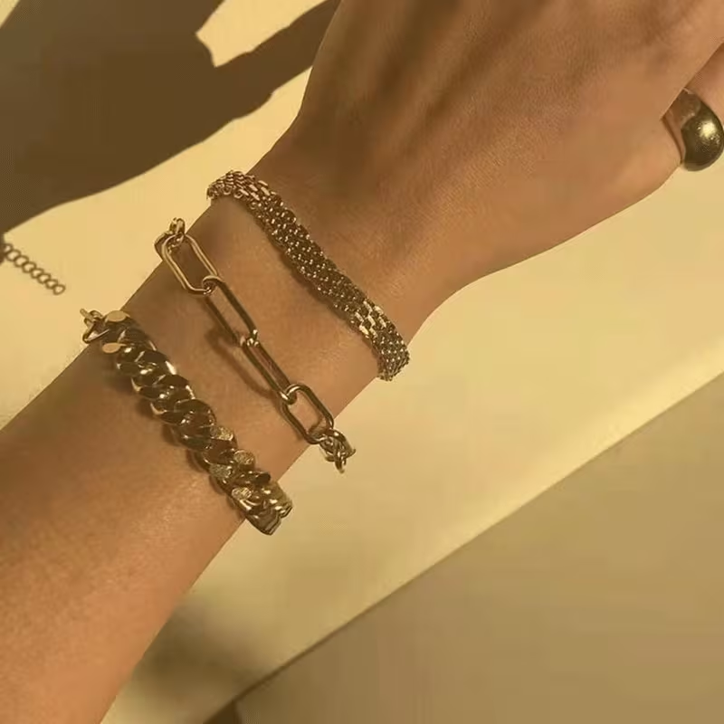 Schitterende Gouden Armband voor dagelijks gebruik
